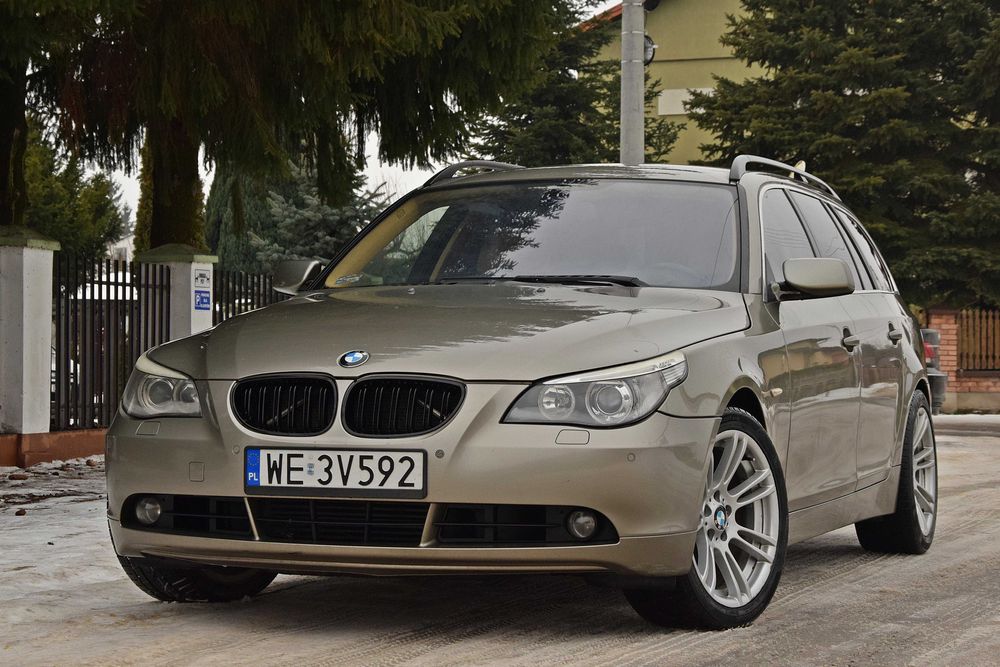 BMW E61 535D 272KM Touring Automat Head-Up El.klapa Duża Navi 2005 ROK