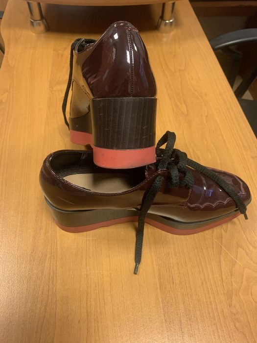 Półbuty buty na koturnie