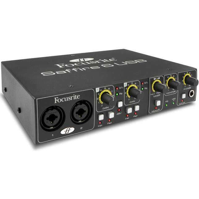 Saffire 6 USB, Interfejs audio