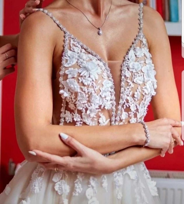 Suknia ślubna projektu Patrycji Kujawy Patrycja Kujawa projektantka