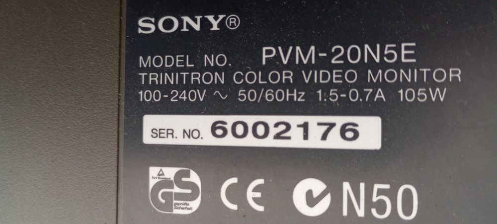 Monitor kineskopowy Sony Trinitron
