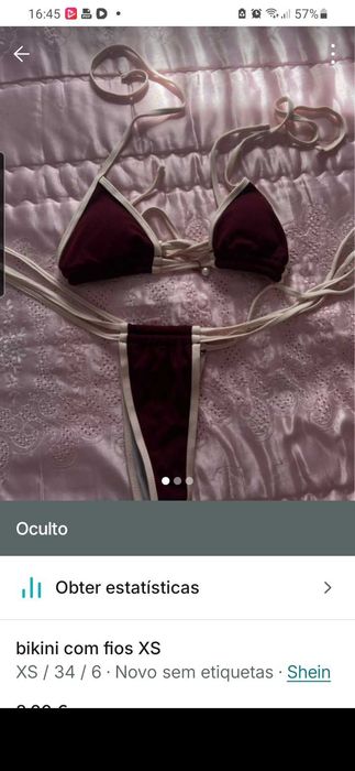 Biquini brasileiro tam xs