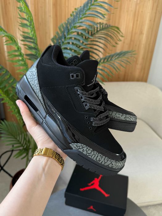 ‼️Кросівки Jordan 3 Black Cat