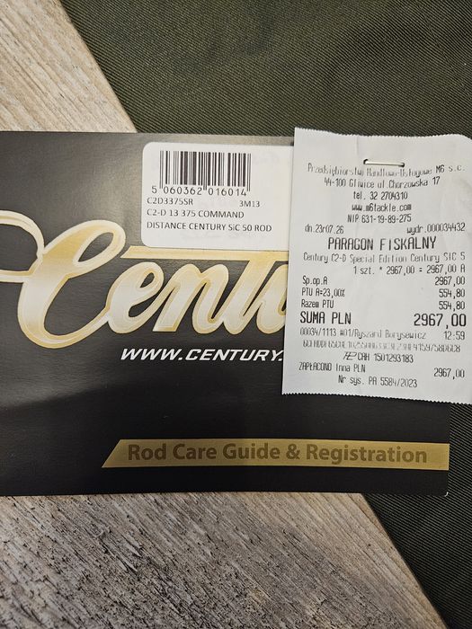 Wędka century C2-D 13ft 3,75lbs , Special Edition SIC 5