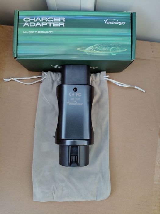 Перехідник Type 1 - Gbt Guwieyg 7kw 32A з сумкой адаптер авто з Китаю