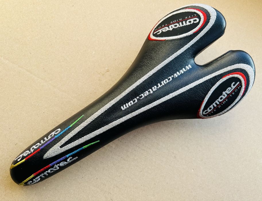 Siodełko Skórzane SAN MARCO CORRATEC ASPIDE Szosowe MTB ITALY Unikat