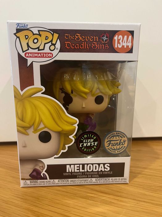 Vendo Funko POP! - Meliodas Chase #1344 (The Seven Deadly Sins) novo e com protetor incluído