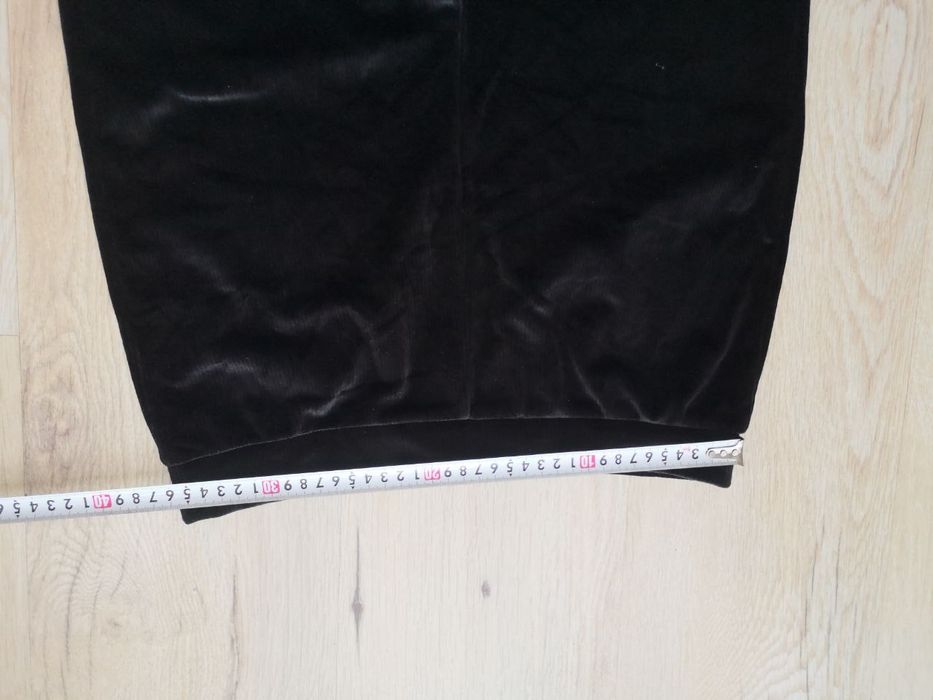 Spodnie damskie dzwony aksamitne Clevé rozmiar L/ XL