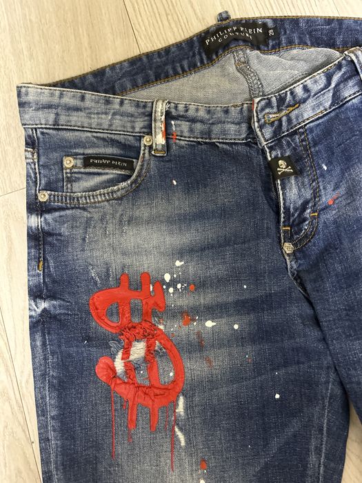 Джинси жіночі сині philipp plein