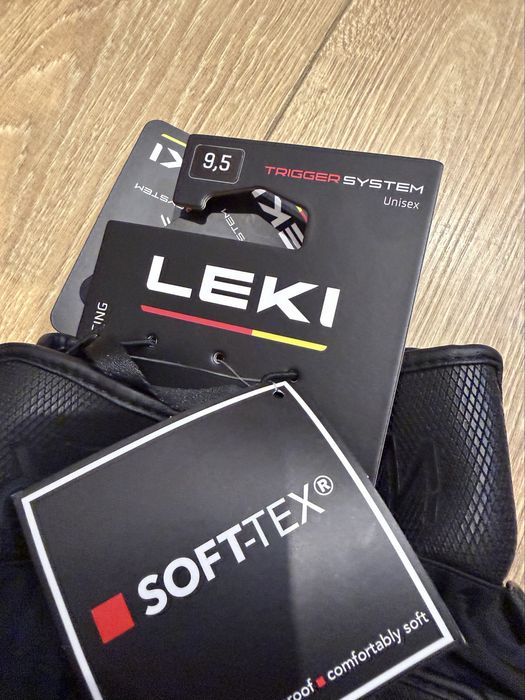 Rękawice narciarskie męskie LEKI WCR C-Tech 3D black Rozmiar 10