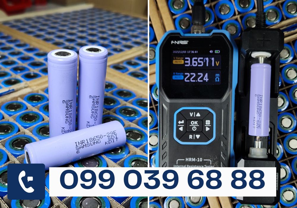 Samsung 18650 29E v6 акумулятори 2900mAh БЕЗ ПОСЕРЕДНИКІВ!