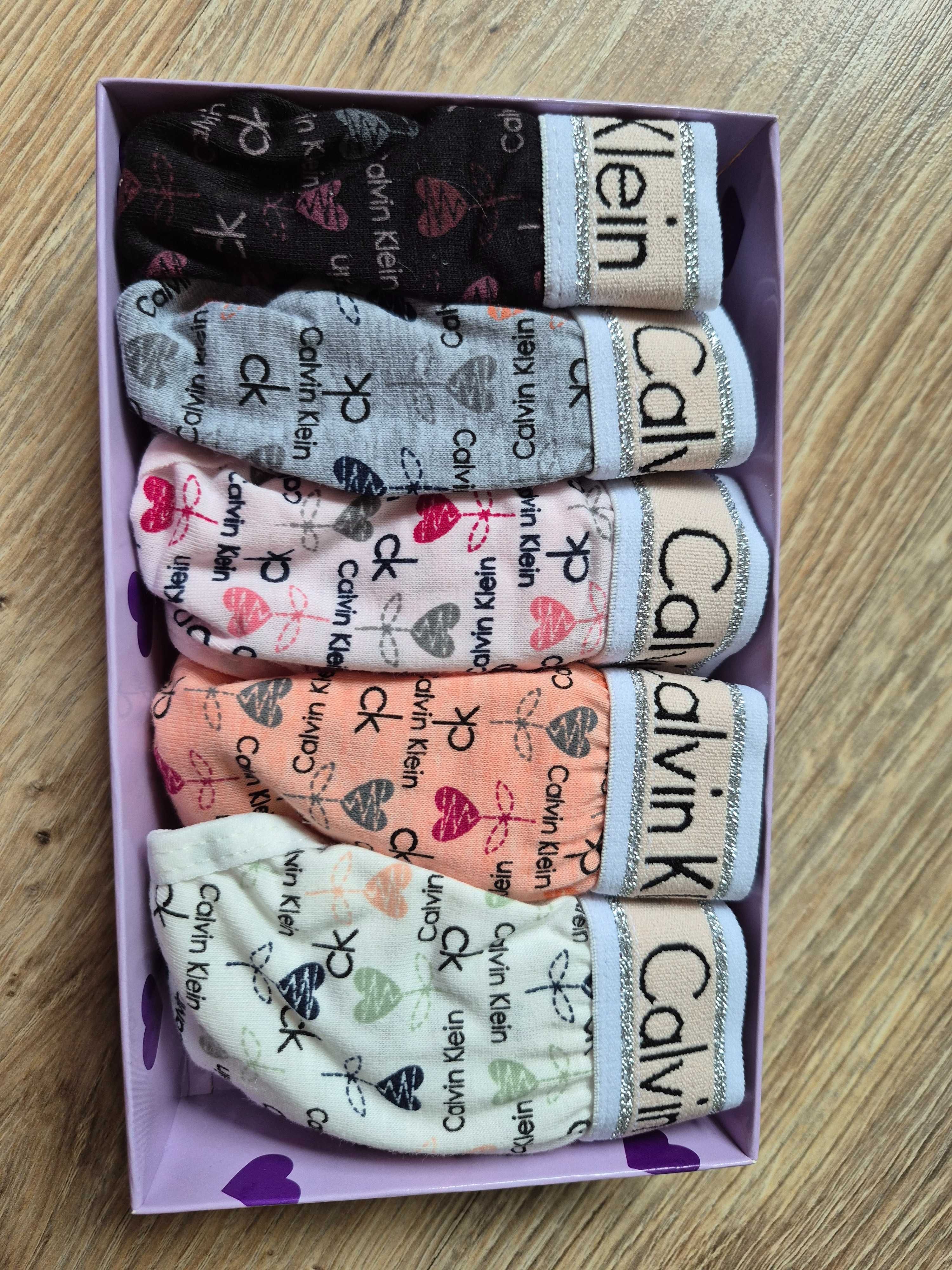 klein CALVIN KLEIN HIPSTERY DAMSKIE MAJTKI HIPSTER 5PK