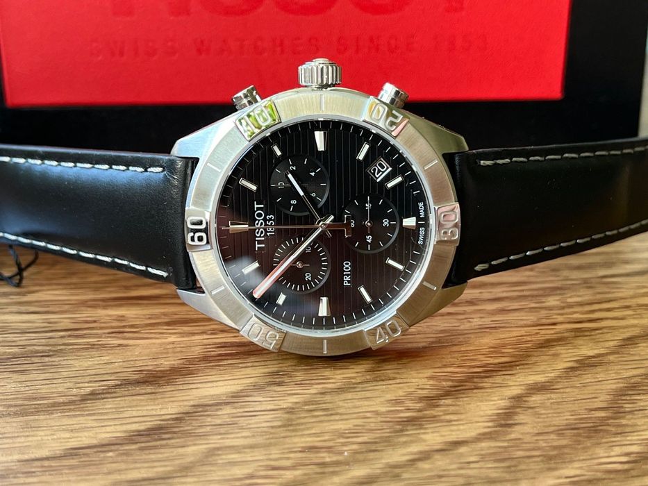 НОВИЙ годинник Tissot PR100 Sport Gent Chronograph (ремінець, браслет)