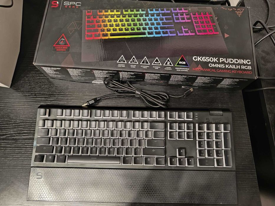 Klawiatura Gamingowa SPC Gear GK650K Omnis Kailh Red RGB Pudding