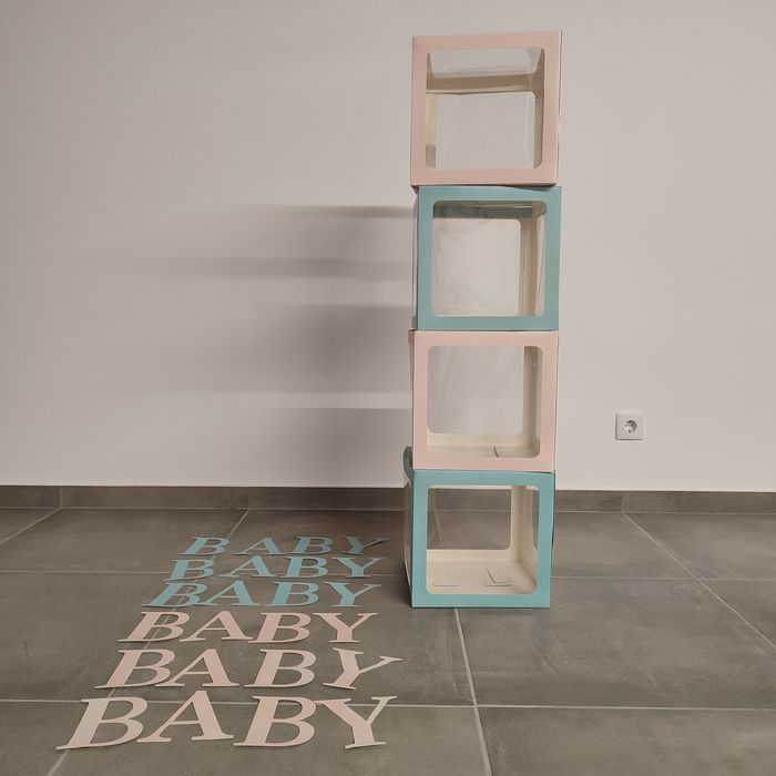 Caixa decorativa para balões