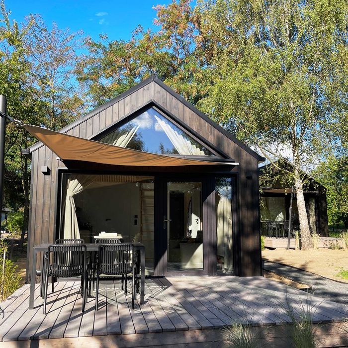 Nowe domki Sława do wynajęcia nad jeziorem Bay Zatoka Radzyń