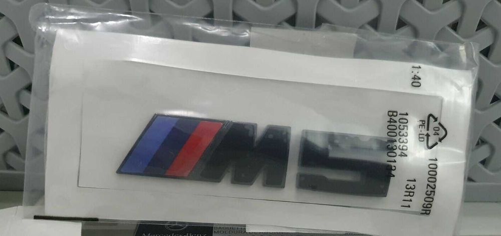 Nowy samoprzylepny emblemat M3 | M5 czarny znaczek przyklejany