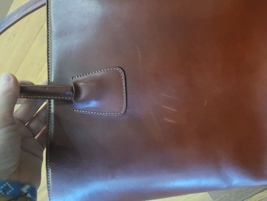 Torebka vera pelle mieszcząca a4