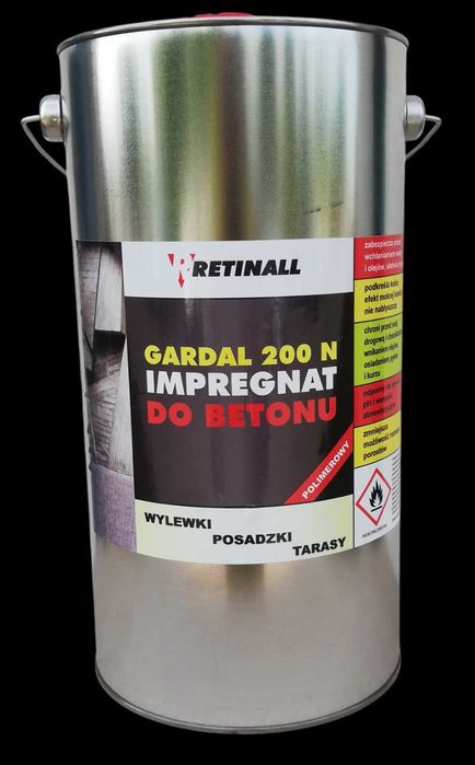 Impregnat do Betonu Retinall Gardal 200N 1 litr /Profesjonalny preparat używany przy konserwacji zabytków/ - Wyprzedaż, czyszczenie magazynu -70%