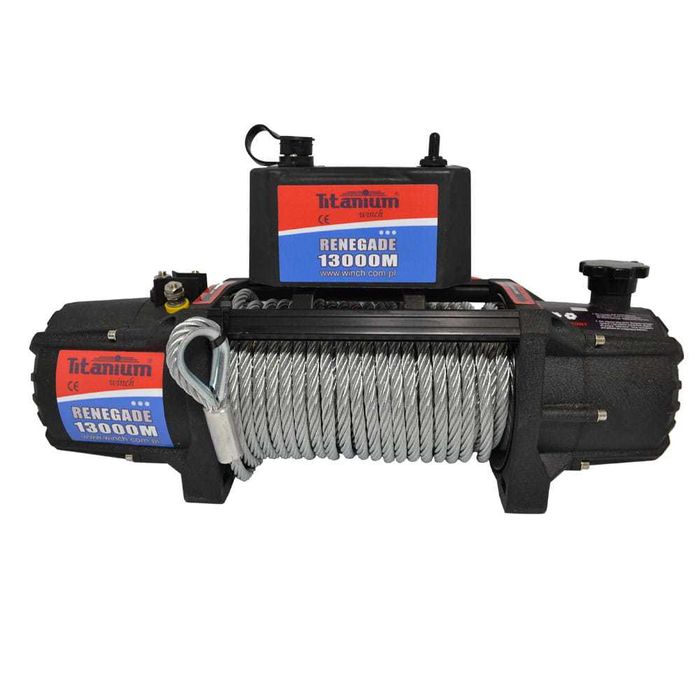 Wyciągarka TITANIUM WINCH Renegade 13000 M 5900kg 12V LAWETA 4X4