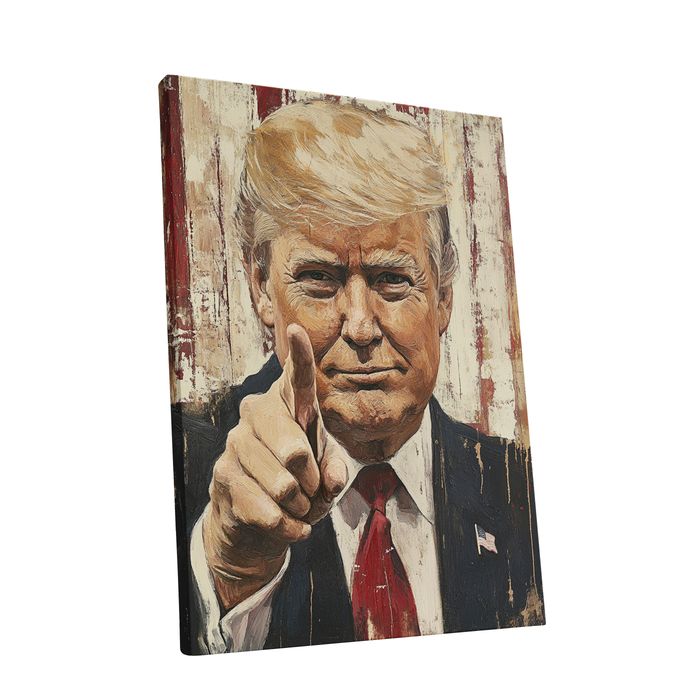 Ekskluzywny Portret Donalda Trumpa na Płótnie 60x80 cm