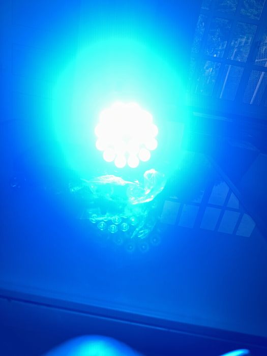 Led Par 200w RGB + UV Profissional com controlo DMX em aluminio