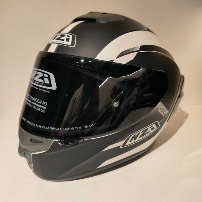 Capacete NZi Trendy 3 rapid c/viseira escura+transparente mota novo