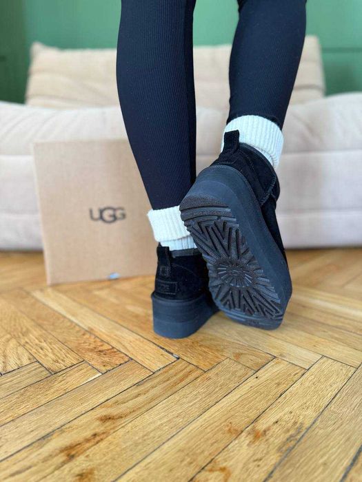 Уггі Ugg Ultra Mini Platform XL Black (36-41)