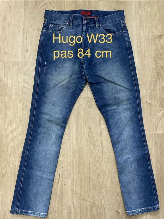Hugo Boss W33 L32  spodnie niebieskie jeansy dżinsy