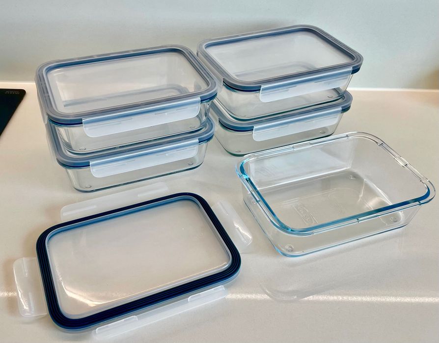 Recipientes de vidro para alimentos / Glass food containers