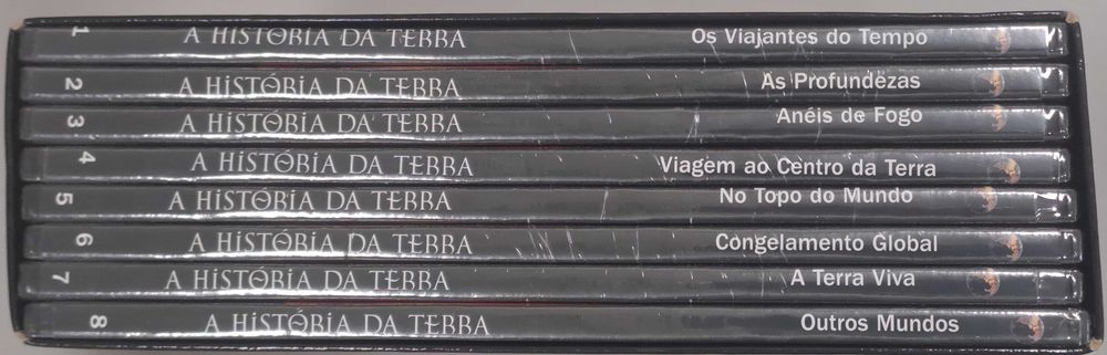 Box " A História da Terra" da BBC - 8 DVD Novos e Selados