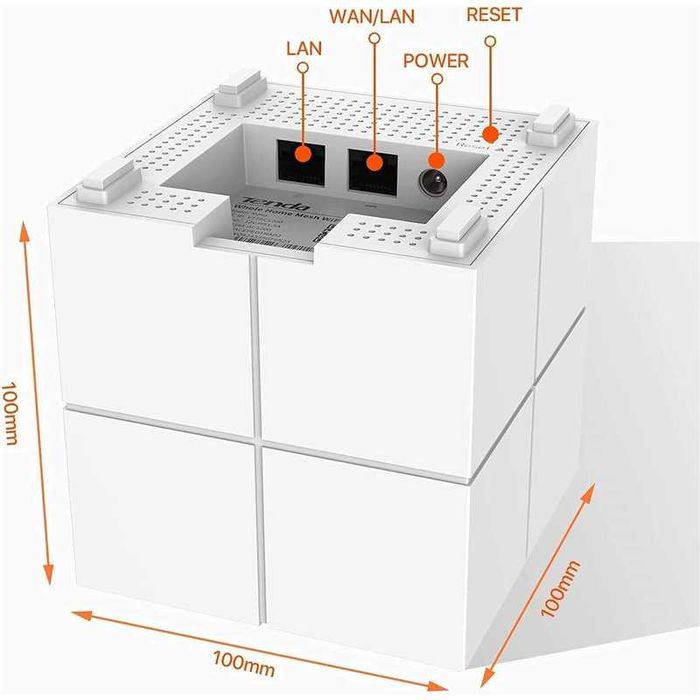 MESH Tenda nova MW6 (1)  + MW3 (3)