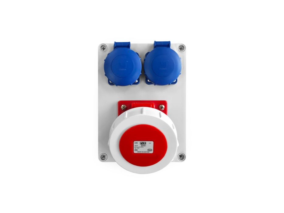 Rozdzielnica hermetyczna skrzynka IP67, gniazda 1x32A 400V 5P | 2x230V
