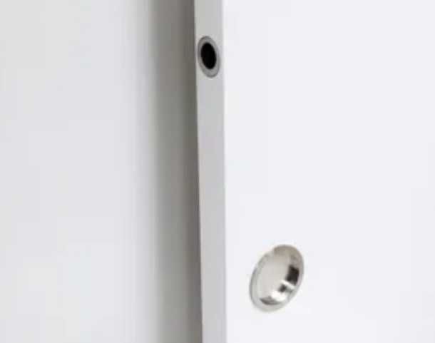 porta de correr Marselha 72.5cm branco com 8 vidros