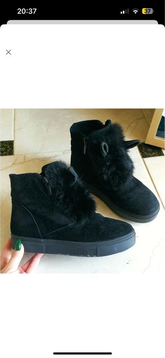 Теплі зимові черевички