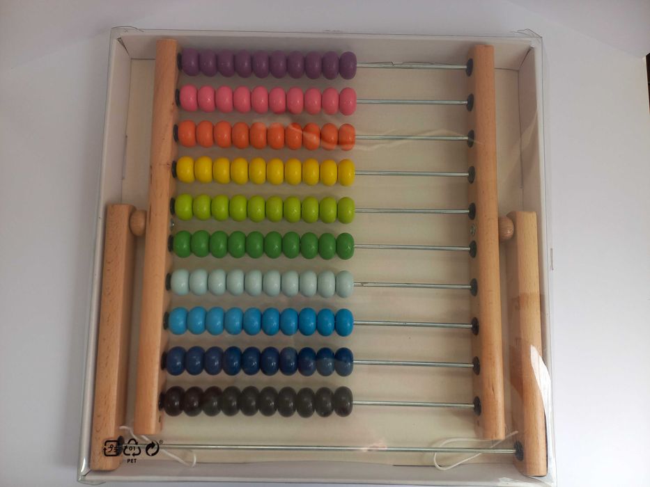 Ábaco - Jogo de madeira