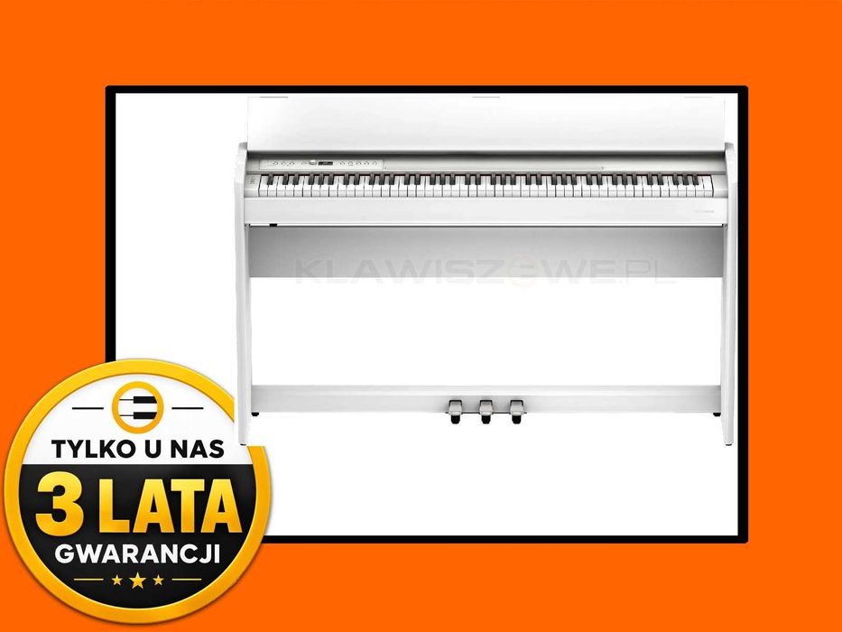 ROLAND F701 Białe pianino domowe | Nowe !
