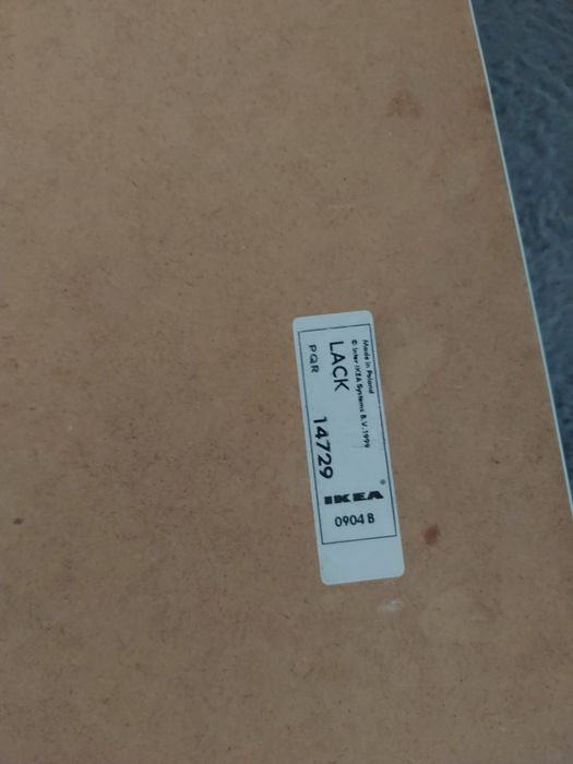 Stoliki lack ikea 55x55x45