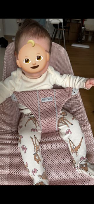 BabyBjörn Bouncer Bliss – Dusty Pink Mesh