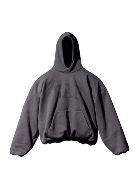 Yeezy Gap Engineered By Balenciaga Dove Hoodie Washed Black Los Angeles Archives