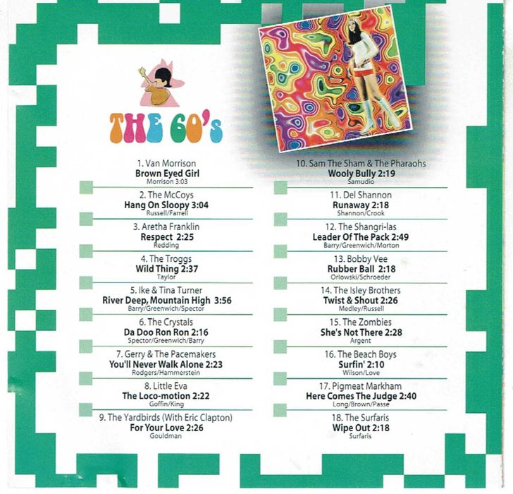 The 60's - CD - 1998 - made in Neterland - CD 2 - como NOVO