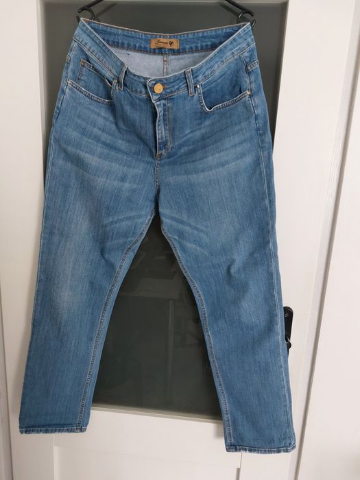 Almanegra jeansy straight fit