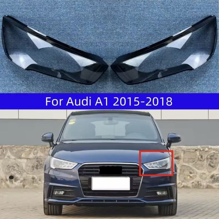 Vidro capa lente farol ótica AUDI A1 facelift