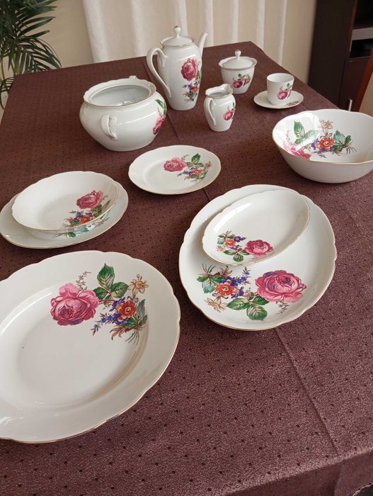 Serviço jantar, Bareuther Waldsassena Savaria Germany + Serviço café