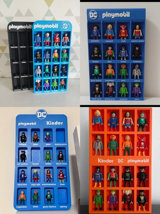 Полички під супергероїв DC Playmobil funko pop, стенд підставка