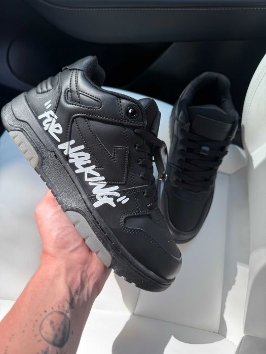 (ОПЛАТА ПІСЛЯ ОГЛЯДУ)Off White Out of Оffice Black Офф Вайт Аут оф Офіс Чорні
