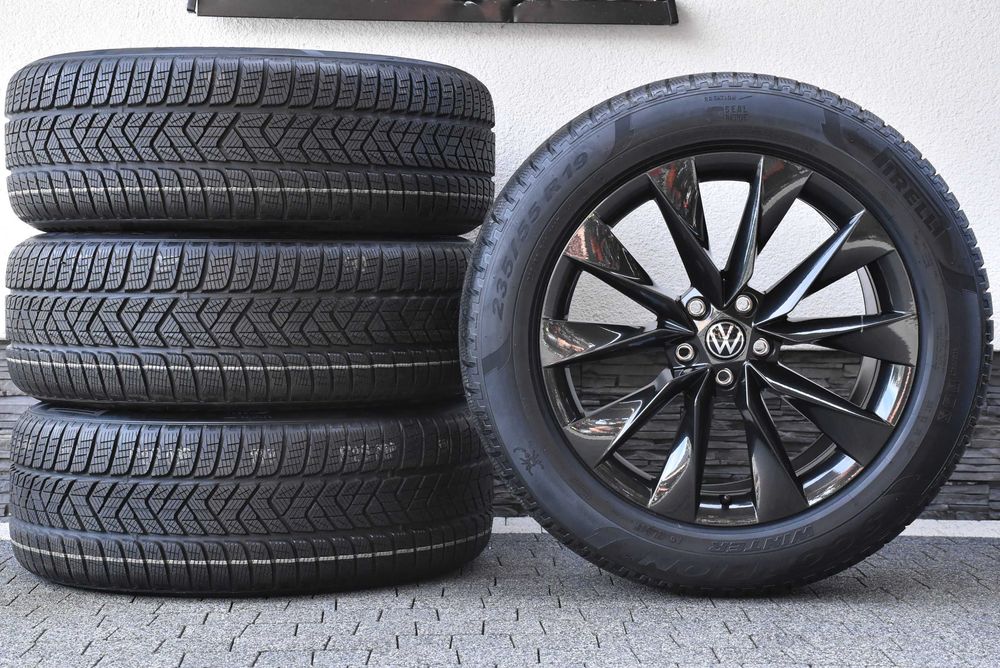 Nowe koła zimowe OEM Audi Q4 Sportback e-tron VW ID.4 ID.5 ID.6 SKODA ELROQ ENYAQ PEAQ CUPRA Tavascan 19" Pirelli