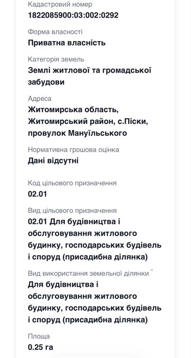 Продається земельна ділянка під забудову!