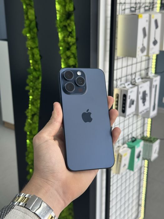 IPhone 15 Pro Max 256gb Blue Titanium Neverlock! Магазин! Гарантія!