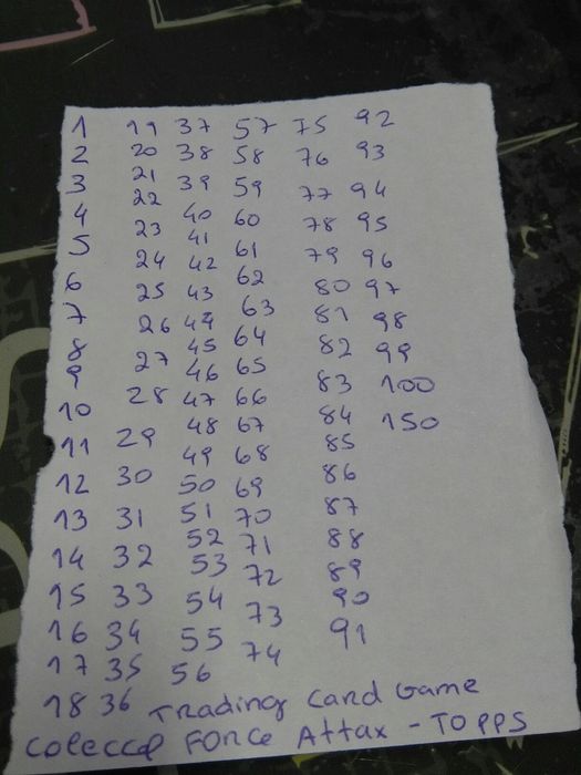 Cartas de colecção Star Wars Force Attax